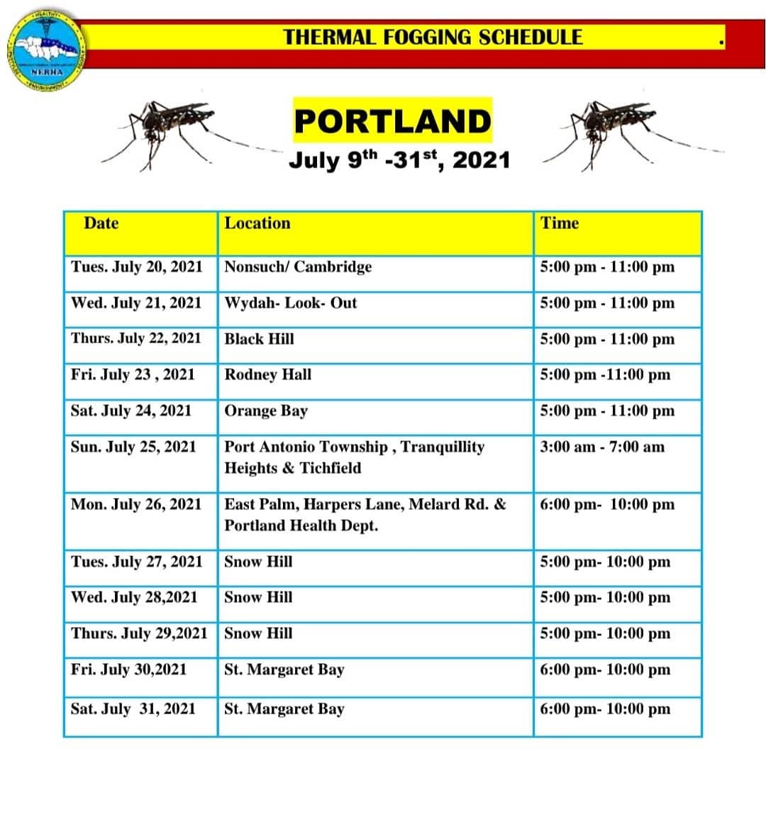 portland schedule